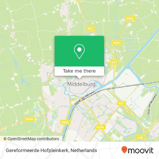 Gereformeerde Hofpleinkerk Karte