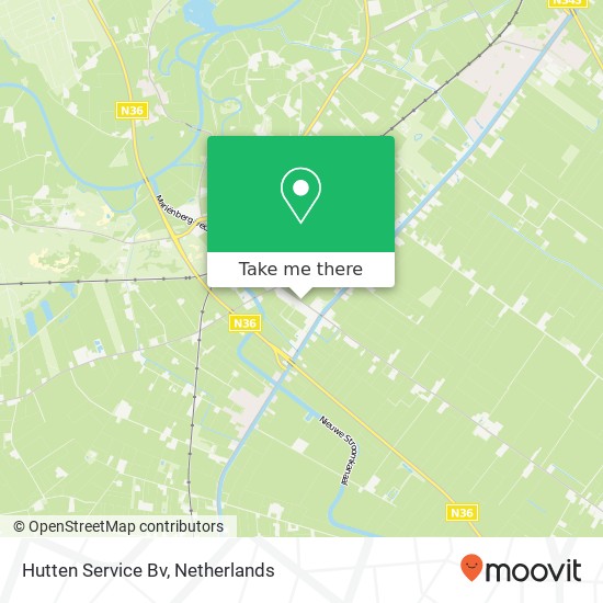 Hutten Service Bv map