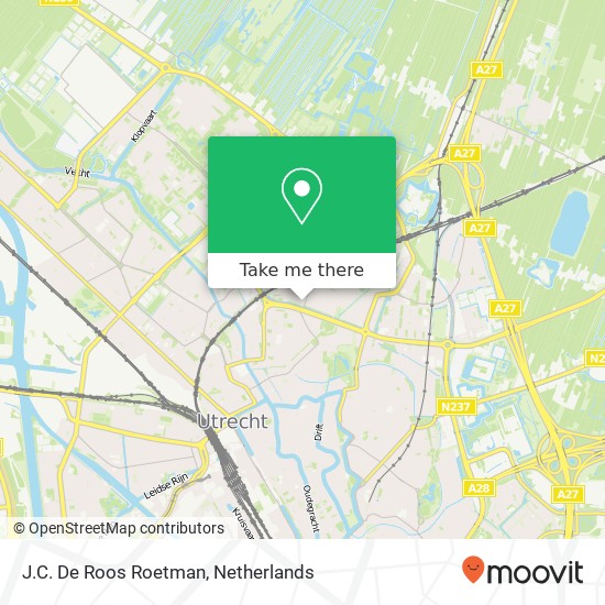 J.C. De Roos Roetman map