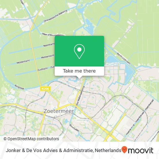 Jonker & De Vos Advies & Administratie Karte