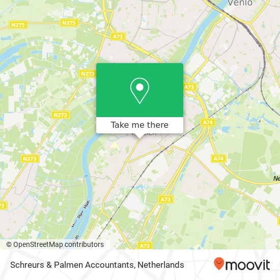 Schreurs & Palmen Accountants map