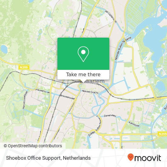 Shoebox Office Support map