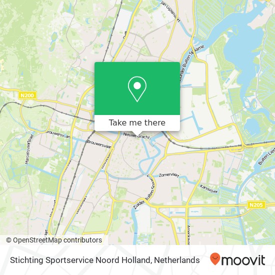 Stichting Sportservice Noord Holland map