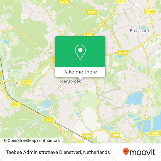 Teebee Administratieve Dienstverl map