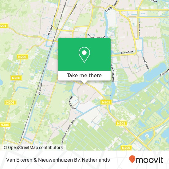 Van Ekeren & Nieuwenhuizen Bv Karte