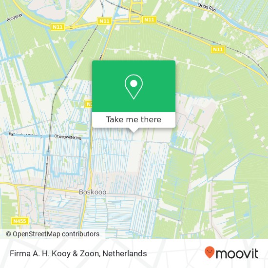 Firma A. H. Kooy & Zoon map