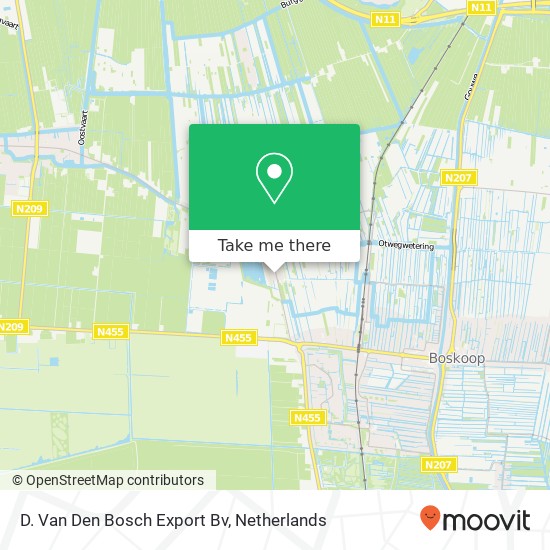 D. Van Den Bosch Export Bv Karte