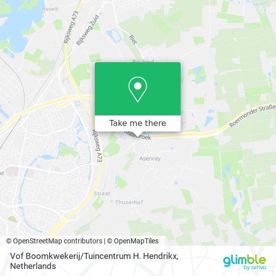 Vof Boomkwekerij / Tuincentrum H. Hendrikx map