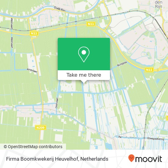 Firma Boomkwekerij Heuvelhof map