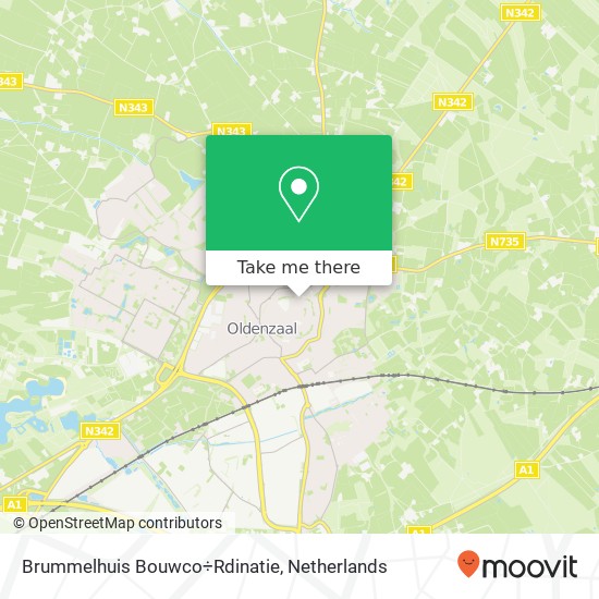 Brummelhuis Bouwco÷Rdinatie map