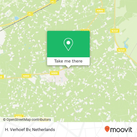 H. Verhoef Bv map