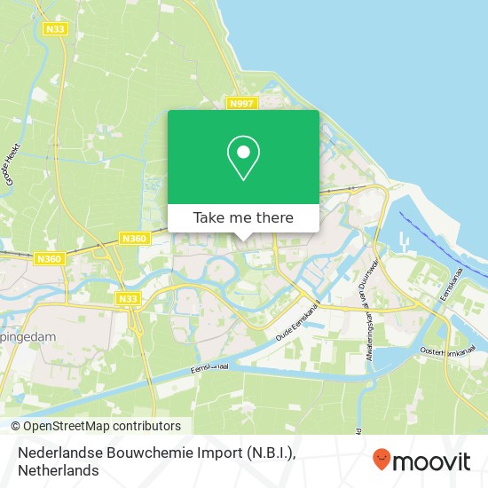 Nederlandse Bouwchemie Import (N.B.I.) map