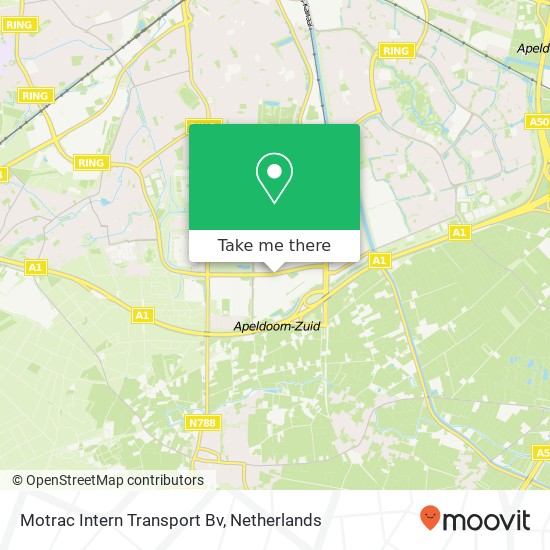 Motrac Intern Transport Bv map