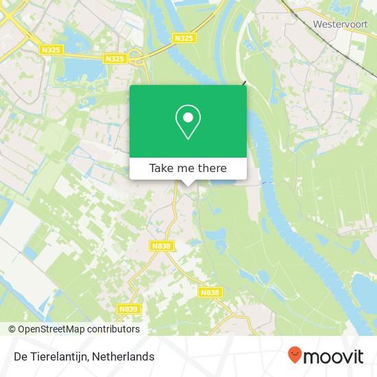 De Tierelantijn map