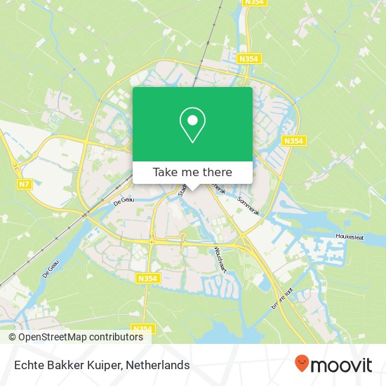 Echte Bakker Kuiper map