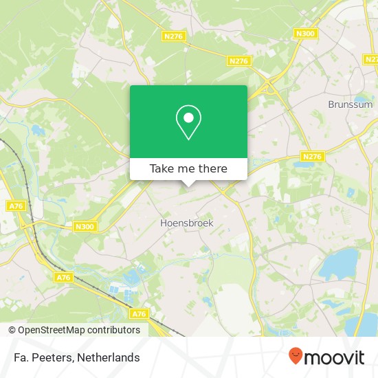 Fa. Peeters map