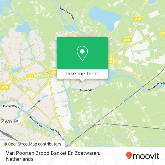 Van Poorten Brood Banket En Zoetwaren map