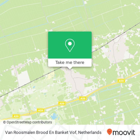 Van Roosmalen Brood En Banket Vof map