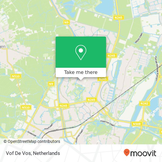 Vof De Vos map