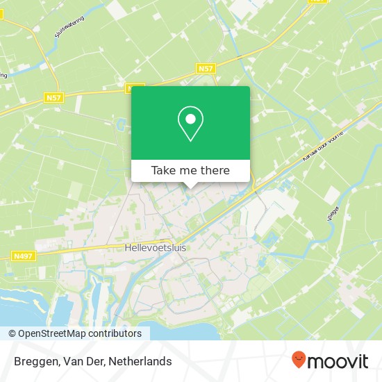 Breggen, Van Der map