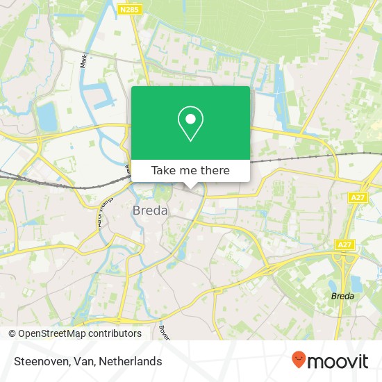 Steenoven, Van map