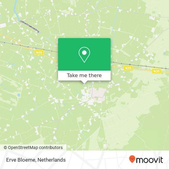 Erve Bloeme map