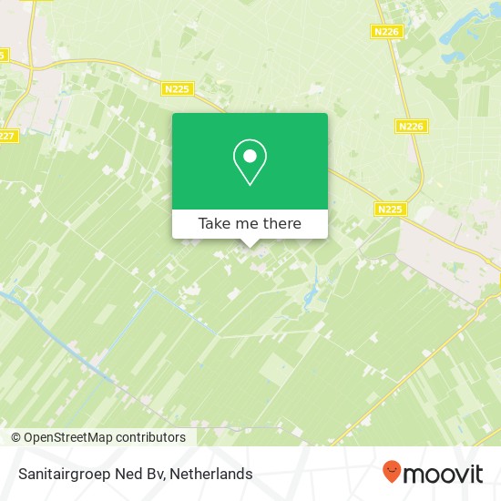 Sanitairgroep Ned Bv map