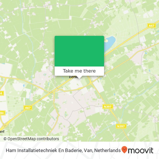 Ham Installatietechniek En Baderie, Van map