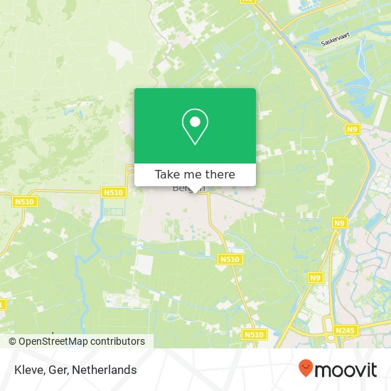 Kleve, Ger map