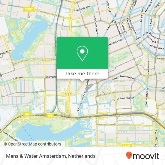 Mens & Water Amsterdam map