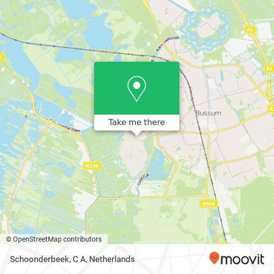 Schoonderbeek, C A map