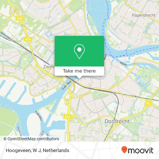 Hoogeveen, W J map