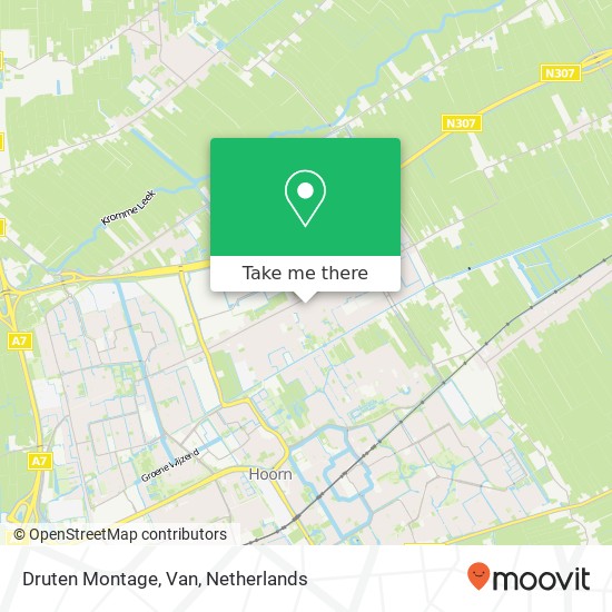 Druten Montage, Van map