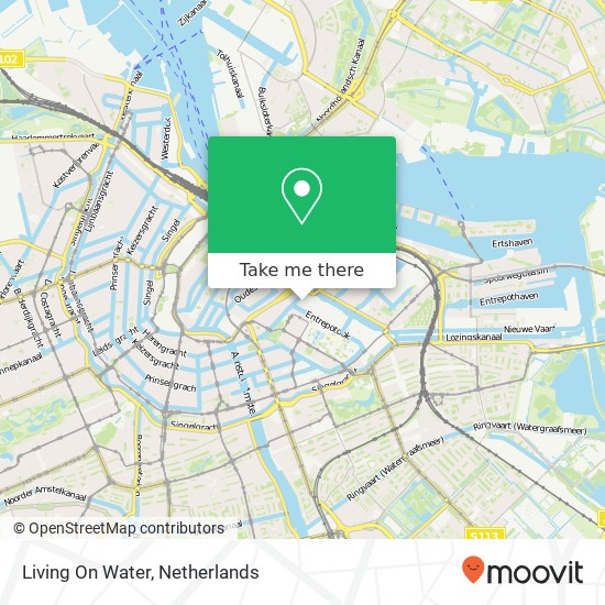 Living On Water map