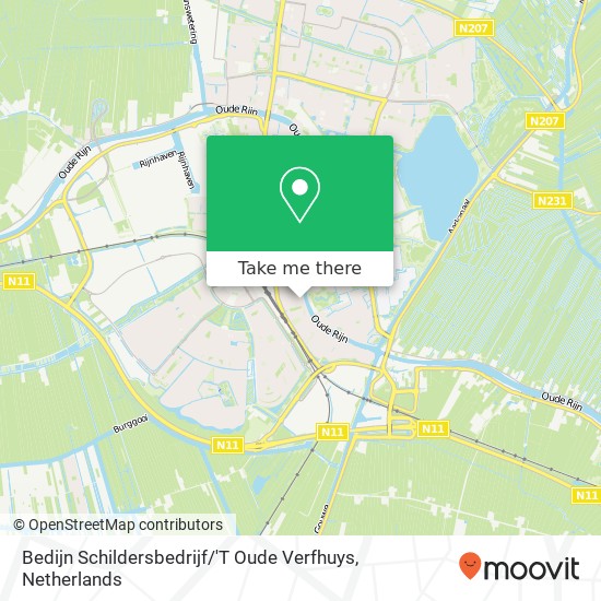 Bedijn Schildersbedrijf / 'T Oude Verfhuys Karte