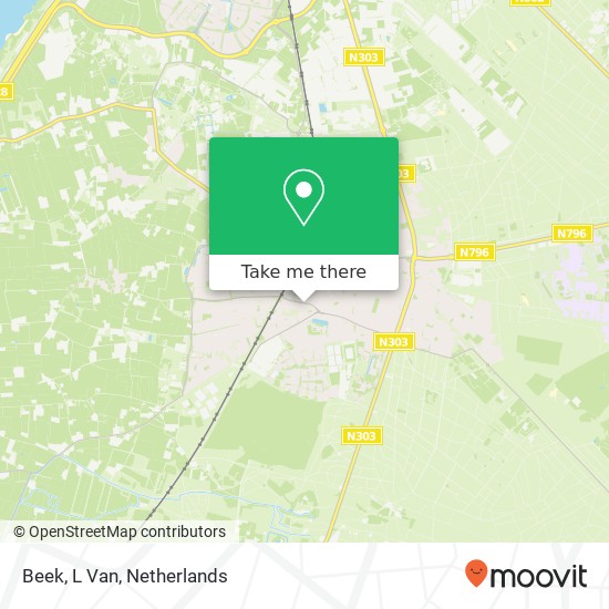 Beek, L Van map