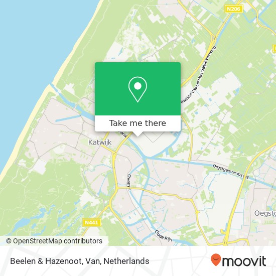 Beelen & Hazenoot, Van map