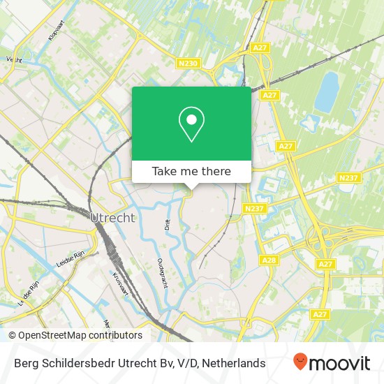 Berg Schildersbedr Utrecht Bv, V / D Karte