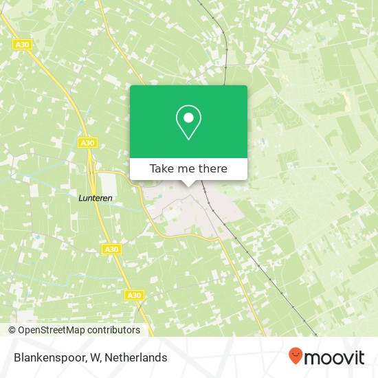 Blankenspoor, W map