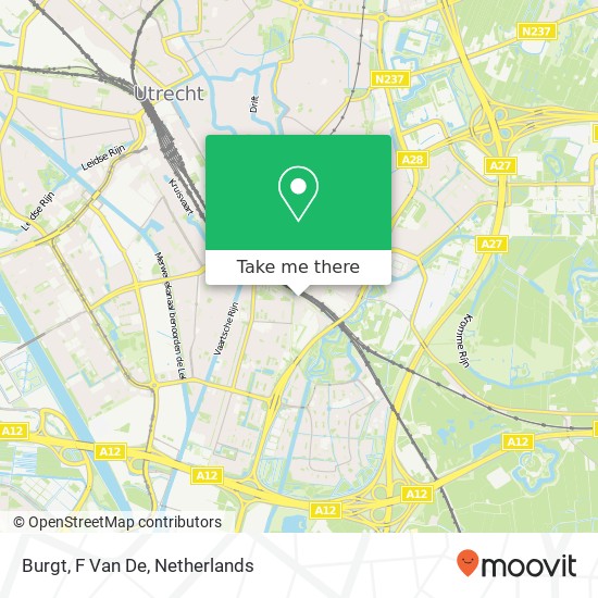 Burgt, F Van De map