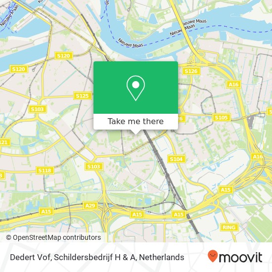 Dedert Vof, Schildersbedrijf H & A map