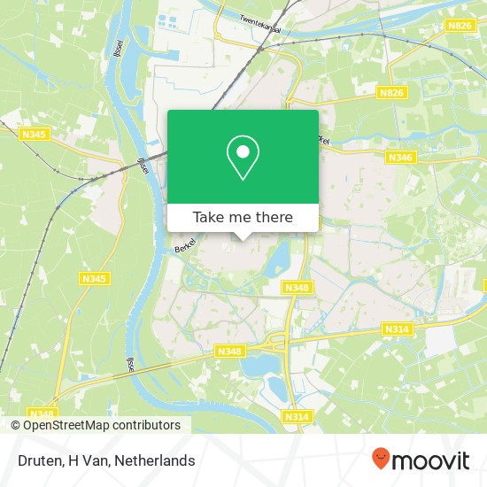 Druten, H Van map