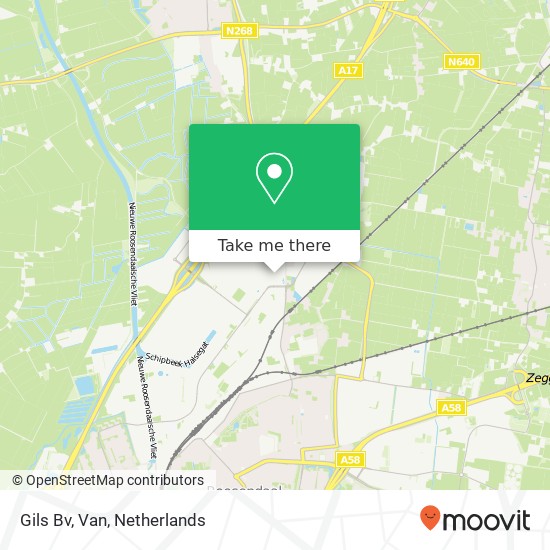 Gils Bv, Van map