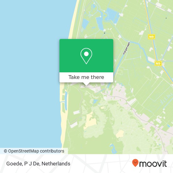 Goede, P J De map