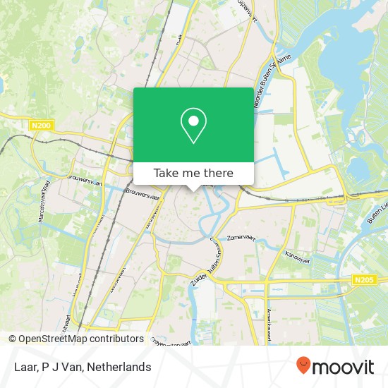 Laar, P J Van map