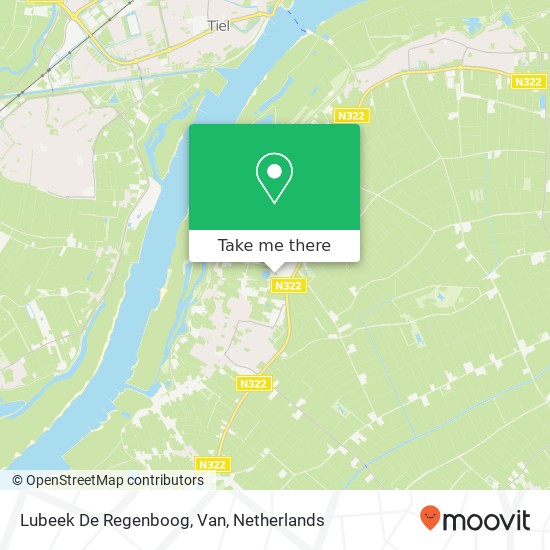 Lubeek De Regenboog, Van map