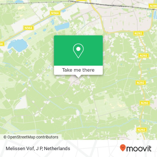 Melissen Vof, J P map