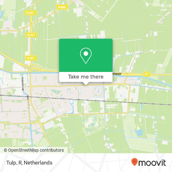 Tulp, R map