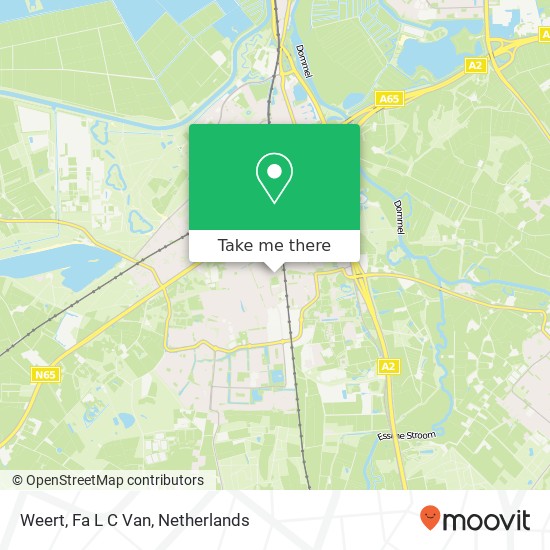 Weert, Fa L C Van map