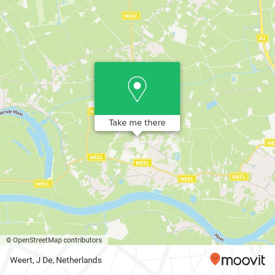 Weert, J De map